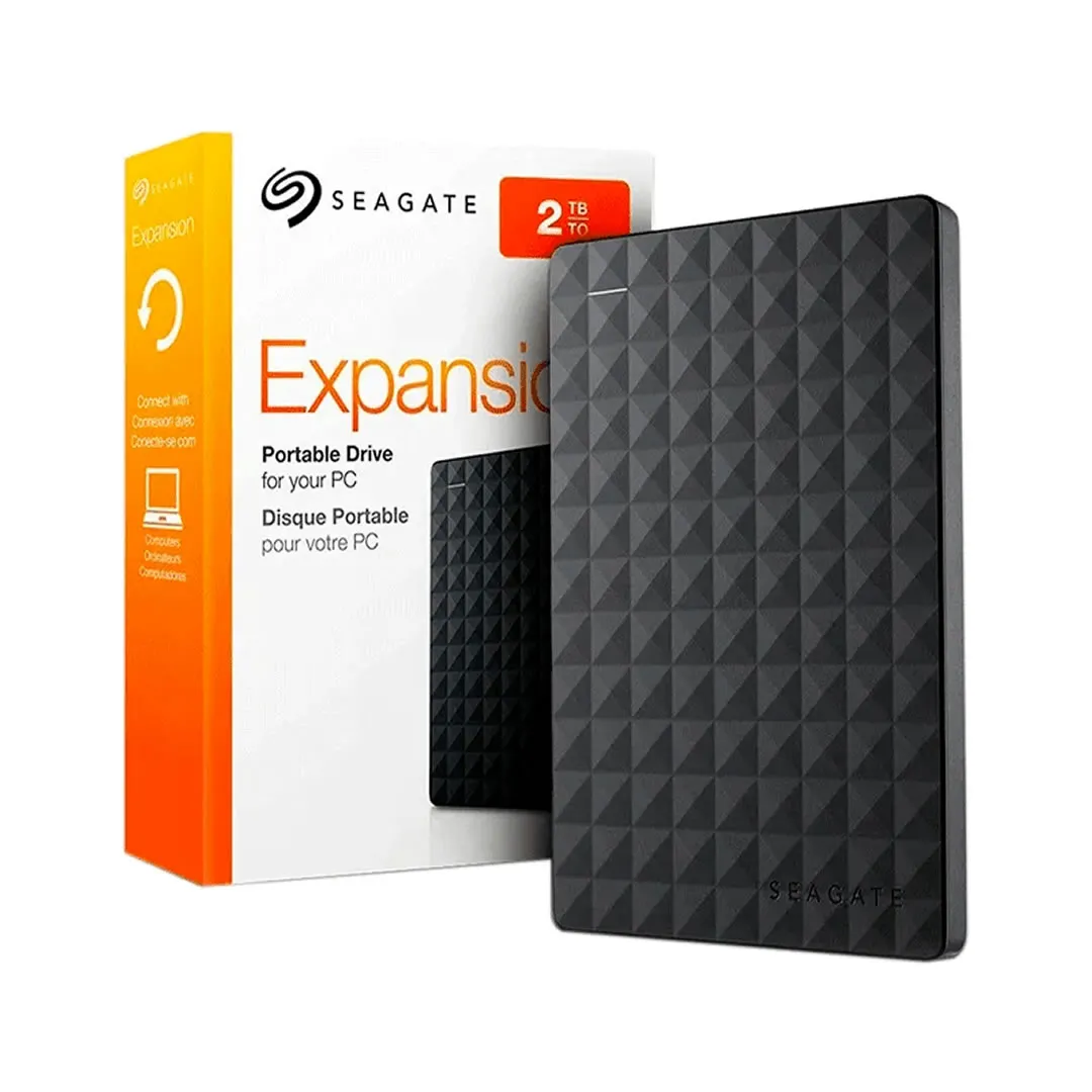 Foto do Produto SEAGATE HD EXT 2.5" 2TB EXPANSION PORTABLE DRIVE USB 3.0 STGX2000400