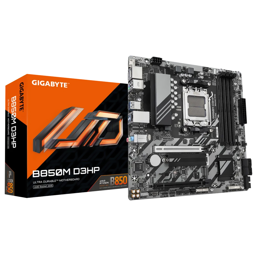 Foto do Produto Placa Mãe Gigabyte B850M D3HP Socket AM5 / DDR5