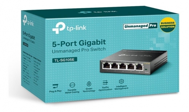 Foto do Produto HUB SWITCH TP-LINK 05P TL-SG105E EASY SMART GIGABI