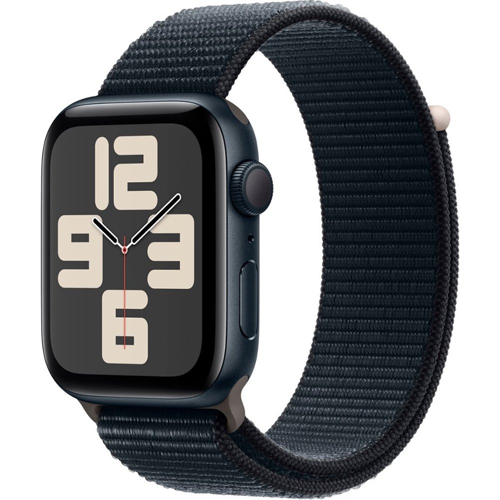 Foto do Produto Apple Watch Se 2 44mm GPS MXEP3LL/A Aluminum Midnight/Sport Loop Ink