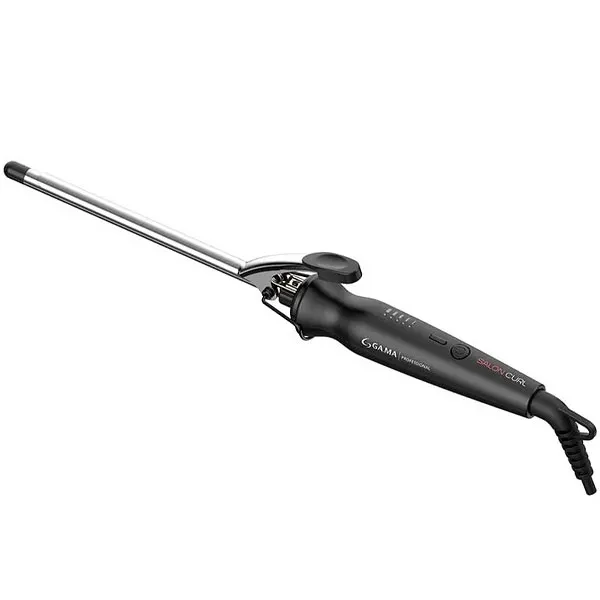 Foto do Produto Modelador de Cabelo GAMA Salon Curl Curly de 9 mm 220 °C Bivolt - Preto/Prata