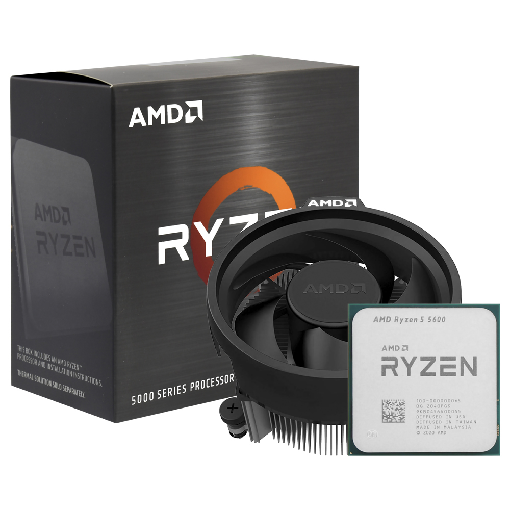 Foto do Produto Processador AMD Ryzen 5 5600 Socket AM4 / 3.5GHz / 35MB