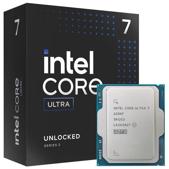 Foto do Produto Processador Intel Core Ultra 7 265KF 3.9GHz LGA 1851 30MB