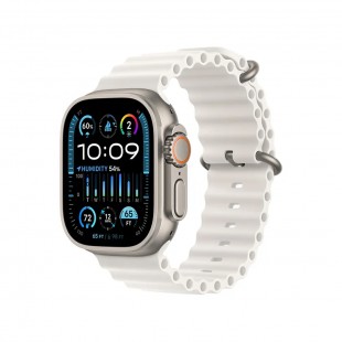 Foto do Produto RELOGIO APPLE WATCH ULTRA 2 49MM OXI WHITE OCEAN MREJ3LW/A CEL+GPS