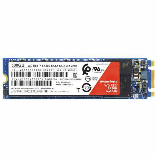 Foto do Produto SSD M.2 Western Digital WD Red SA500 500GB