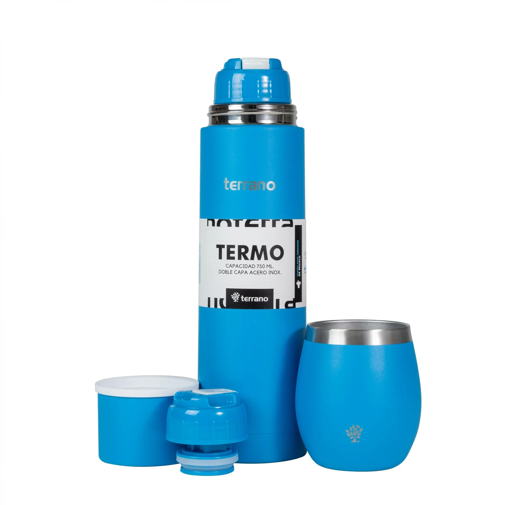 Foto do Produto TERRANO TERMO ACERO INOX BALA 750ML AZUL ELECTRICO