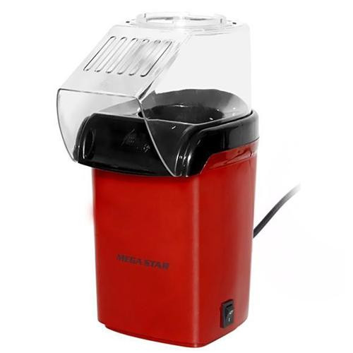 Foto do Produto Pipoqueira Elétrica Mega Star PS-1200 1200W 220V - Vermelho e Preto