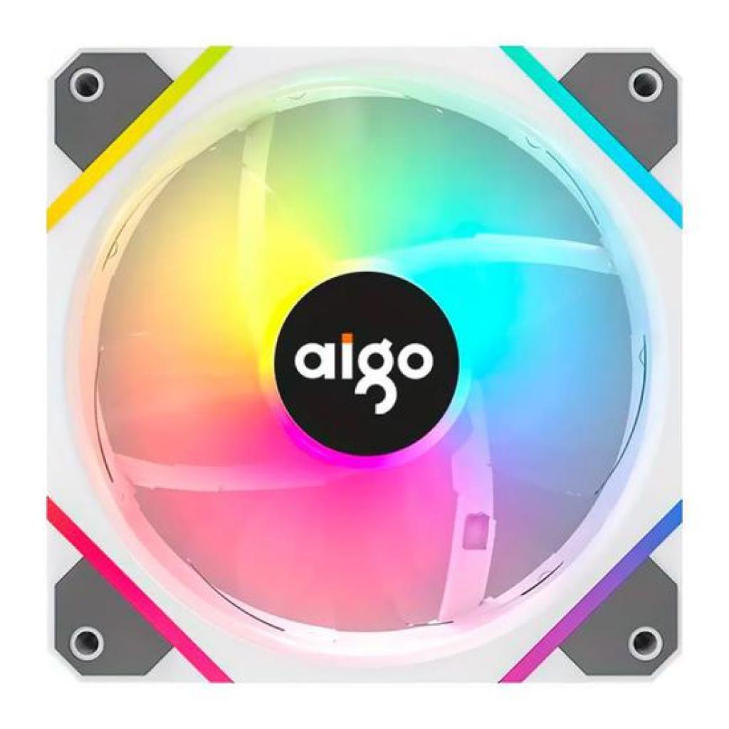 Foto do Produto Cooler Gabinete Aigo AM12 Pro Argb Branco