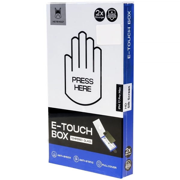 Foto do Produto Película para iPhone Air E-Touch Box Privacy Tempered Glass