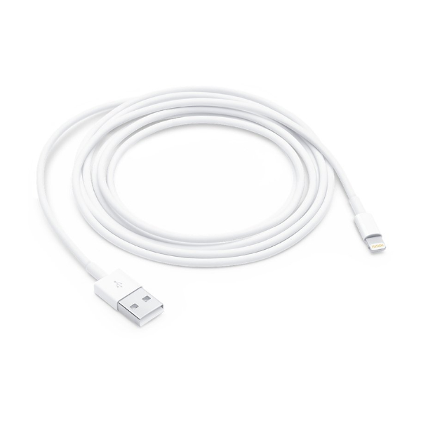 Foto do Produto Cabo USB-A / Lightning Apple MD819ZM/A / 2 Metros - Branco