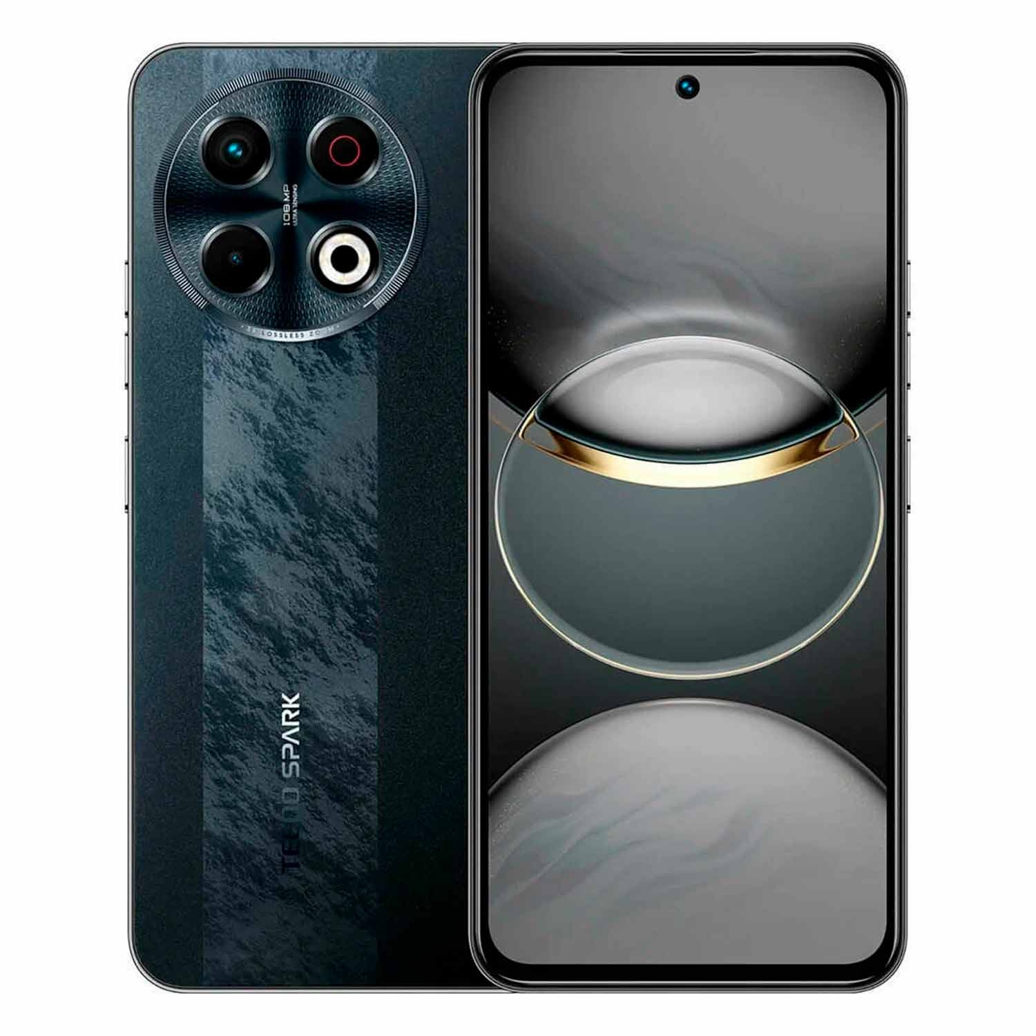 Foto do Produto Celular Tecno Spark 30 Pro KL7 - 8/256GB - 6.78’’ - Dual-Sim - Obsidian Edge