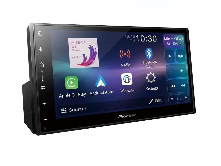 Foto do Produto PIONEER TOCA DVD DMH-A5650BT 6.8" ACERO/METAL CARPLAY/WIFI/ANDROID TOUCH NEGRO