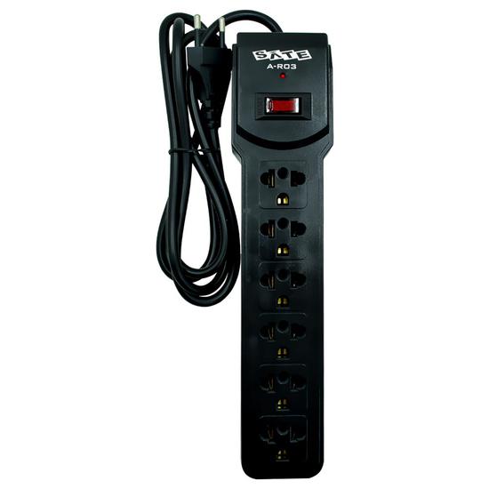 Foto do Produto FILTRO DE LINHA SATE A-R03 6 TOMADAS
