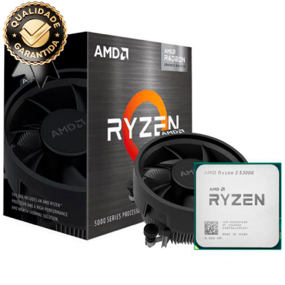 Foto do Produto PROCESSADOR AMD RYZEN 3 5300G SOCKET AM4 / 4.2GHZ / 10MB