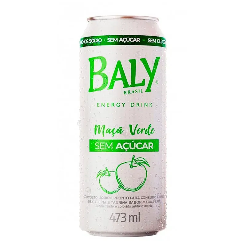 Foto do Produto BALY ENERGETICO MANZANA S/AZUCAR 473ML