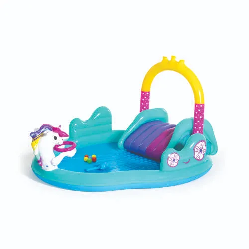Foto do Produto BESTWAY JUGUETE INFLABLE CARROZA DE UNICORNIO 220L