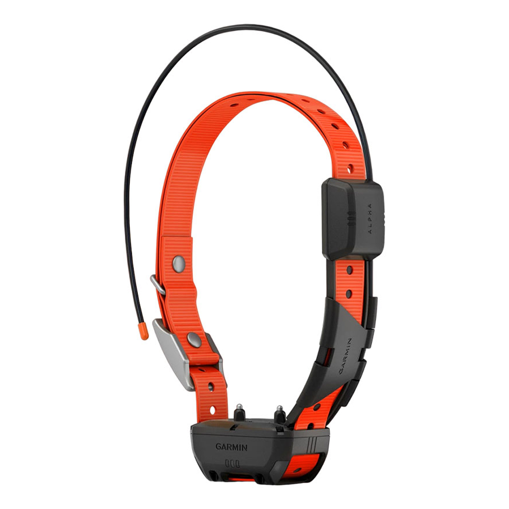Foto do Produto Coleira Garmin Dog Collar com TT25 T20 010-02447-20 com 1 ATM / Galileo / GPS / MURS / até 14.5Km - Laranja/Preto