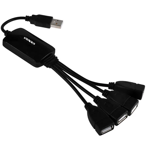 Foto do Produto Hub USB Satellite A-HUB05 com 4 Portas USB 2.0 - Preto