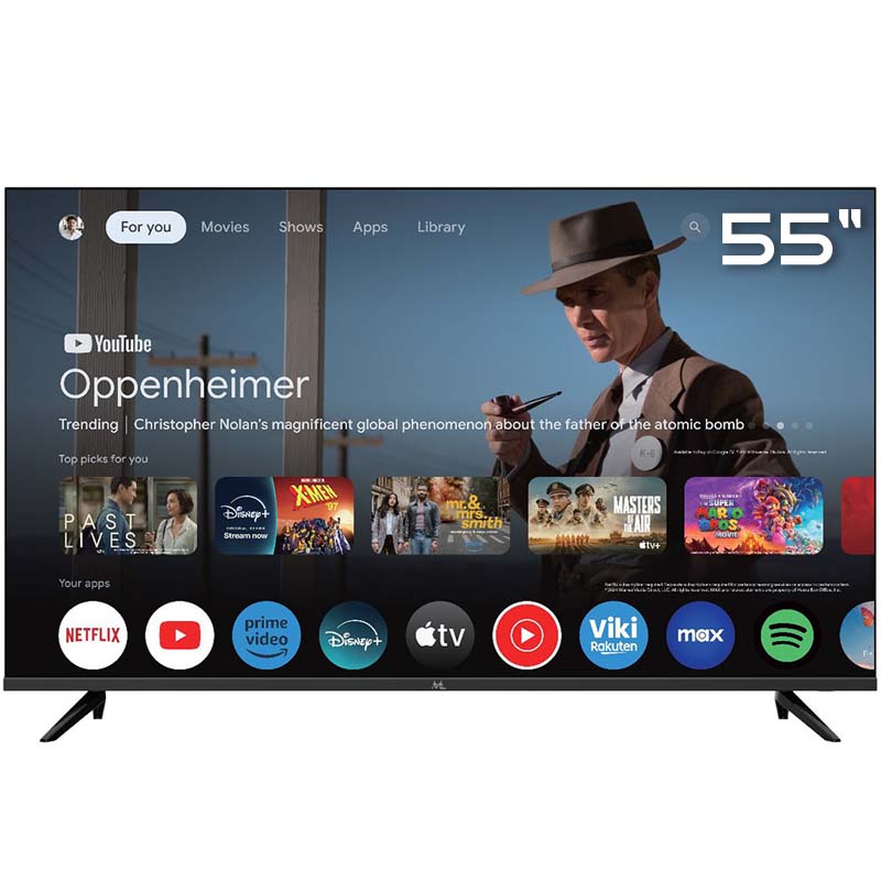 Foto do Produto Smart TV QLED Mtek 55" MKQ55FSGU 4K Ultra HD