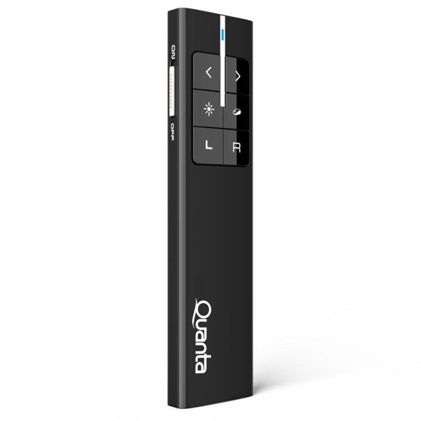 Foto do Produto Apresentador Wireless A Laser Quanta QTPLM30 com Bluetooth - Preto