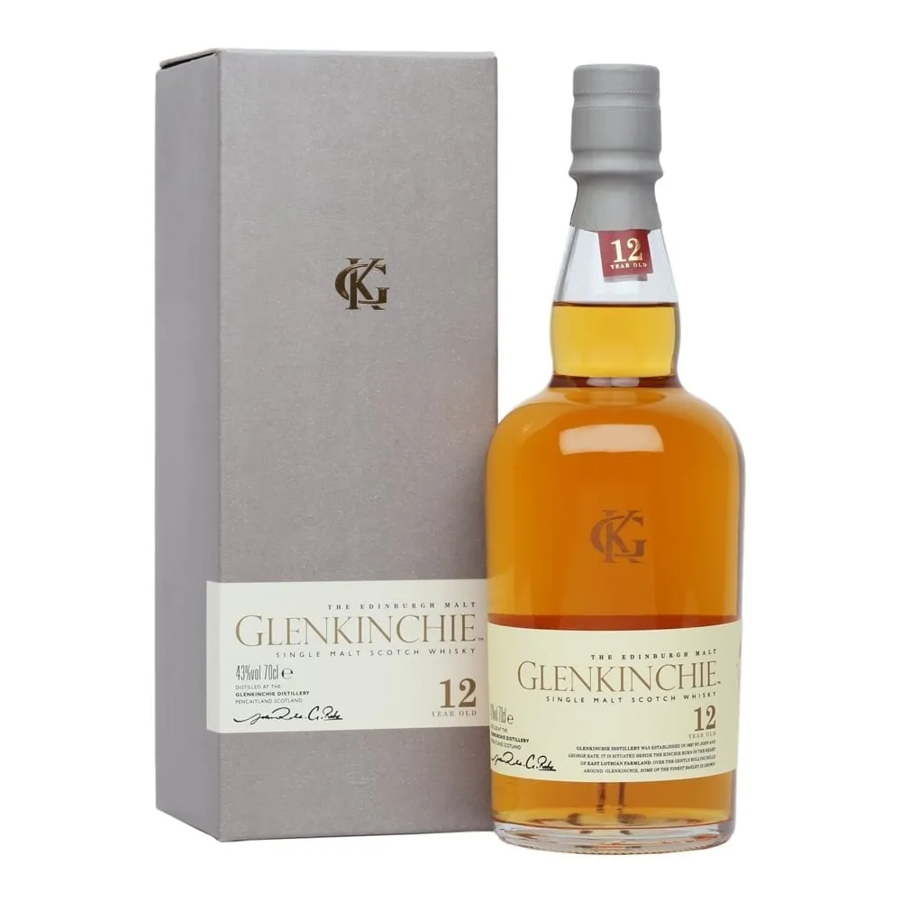 Foto do Produto GLENKINCHIE WHISKY 12 AÑOS BOTELLA