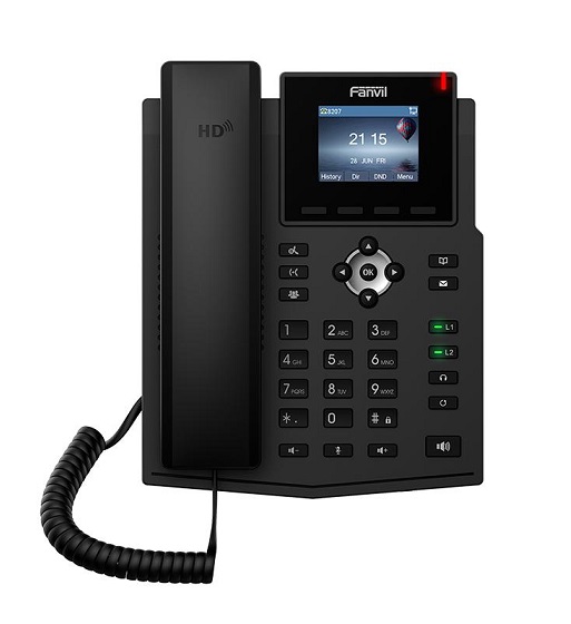 Foto do Produto FANVIL TELEFONE X3S(V2) IP 4 LINHAS SIP LCD COLOR