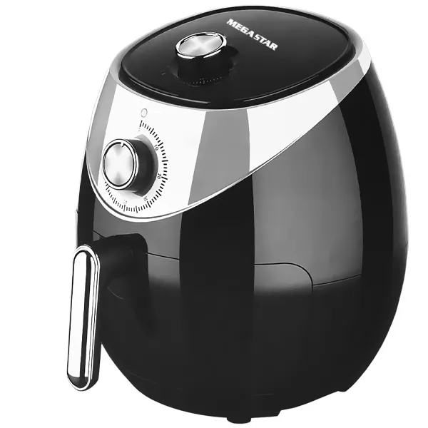 Foto do Produto Fritadeira Elétrica MegaStar HAR260 1.400 watts 220V ~ 50/60 Hz - Preta/Prata