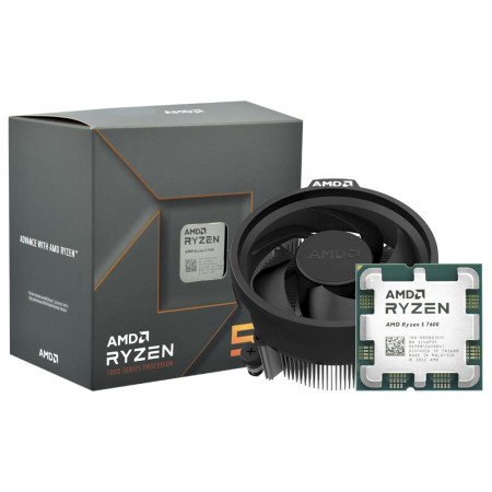 Foto do Produto CPU Processador AMD Ryzen 5 7600 3.8GHz AM5 38MB