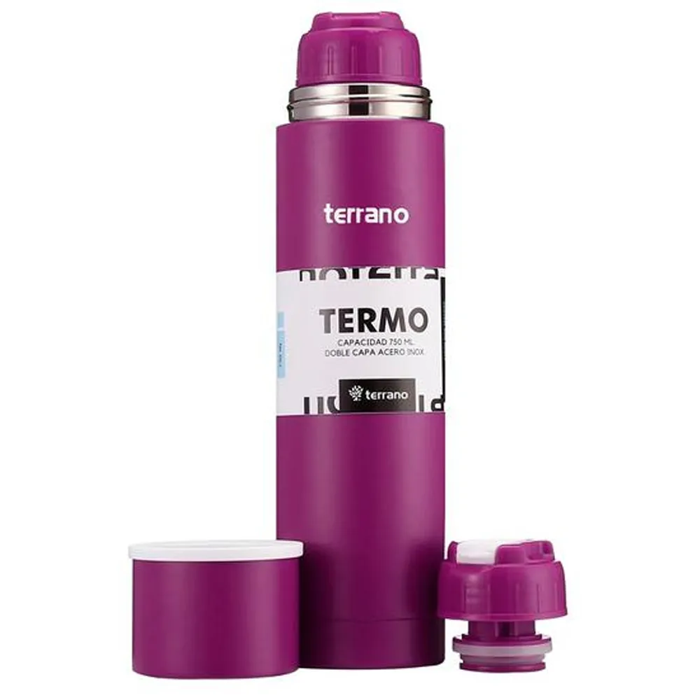 Foto do Produto TERRANO TERMO ACERO INOX BALA ACERO/METAL 750ML DEEP PURPLE