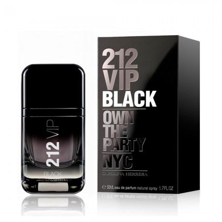 Foto do Produto Perfume Carolina Herrera 212 VIP Black NYC EDP Masculino 50ml