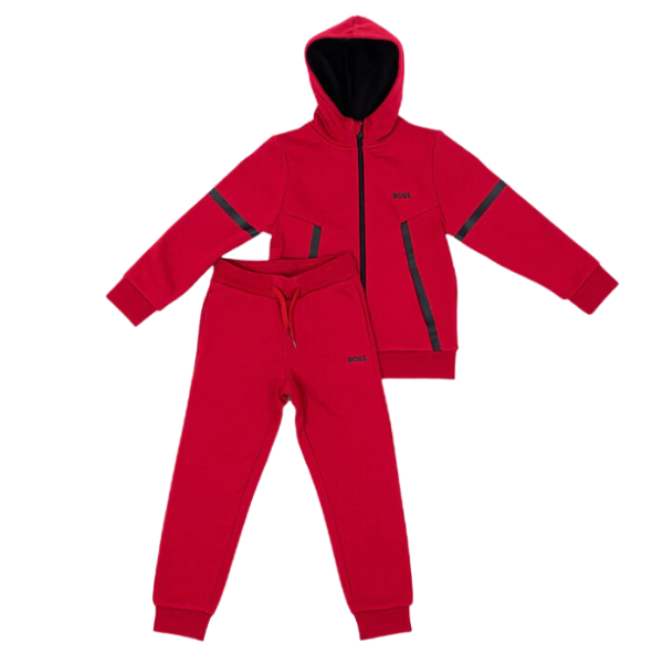 Foto do Produto CONJUNTO BOSS INFANTIL J28102 ROJO