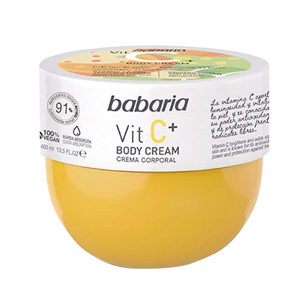 Foto do Produto CREMA CORPORAL BABARIA VITAMINA C 400ML