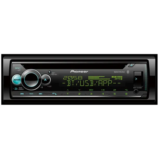 Foto do Produto PIONEER TOCA CD DEH-S5250BT PLASTICO USB - JACK 3.5MM - RCA NEGRO