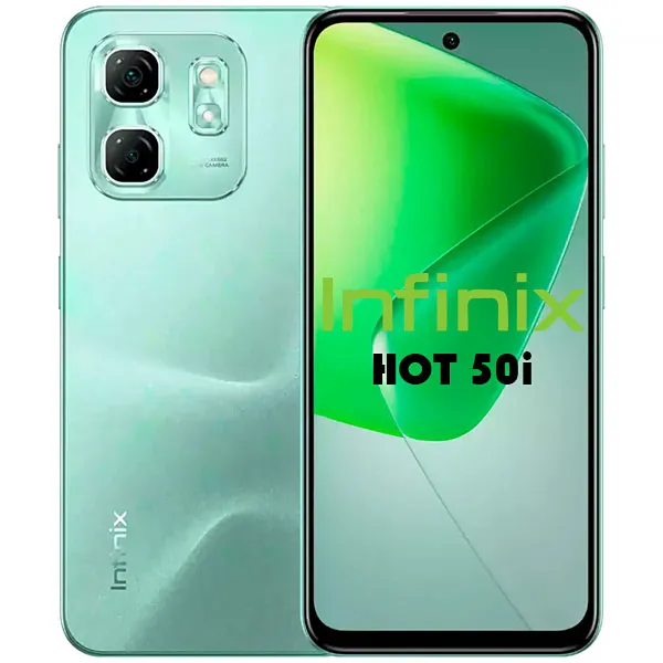 Foto do Produto Celular Infinix HOT 50i X6531 Dual SIM de 256GB/4GB RAM de 6.7" 48MP/8MP - Sage Green