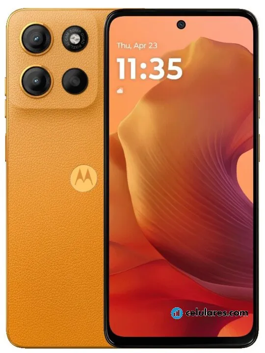 Foto do Produto MOTOROLA CEL MOTO G15 XT2521-2 6.8" DS LTE NFC 18W US 4/256GB ORANGE