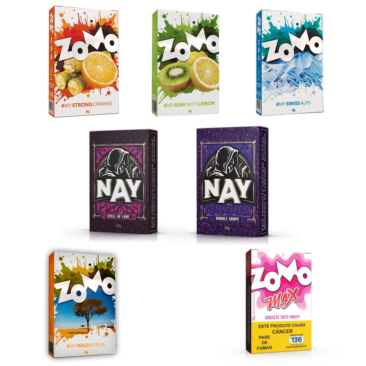 Foto do Produto TABACO PARA NARGUILE 50G.