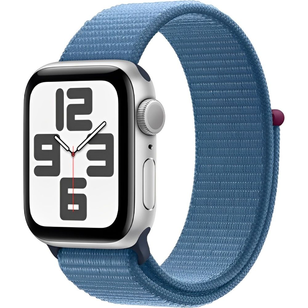 Foto do Produto APPLE WATCH SERIE SE 2 44MM MXET3LL/A SILVER/BLUE