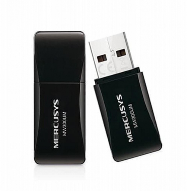Foto do Produto ADAPTADOR USB WIFI MERCUSYS MW300UM 300MBPS