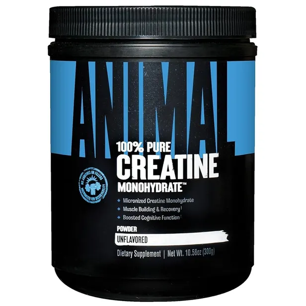 Foto do Produto UNIVERSAL CREATINA ANIMAL CREATINA POWDER 500G PLASTICO NEGRO