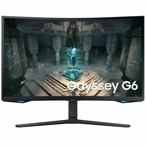 Foto do Produto Monitor Gamer Curvo Samsung Odyssey G6 S27BG652EN de 27" Full HD 16:9 240Hz 1 ms GTG com DisplayPort/HDM