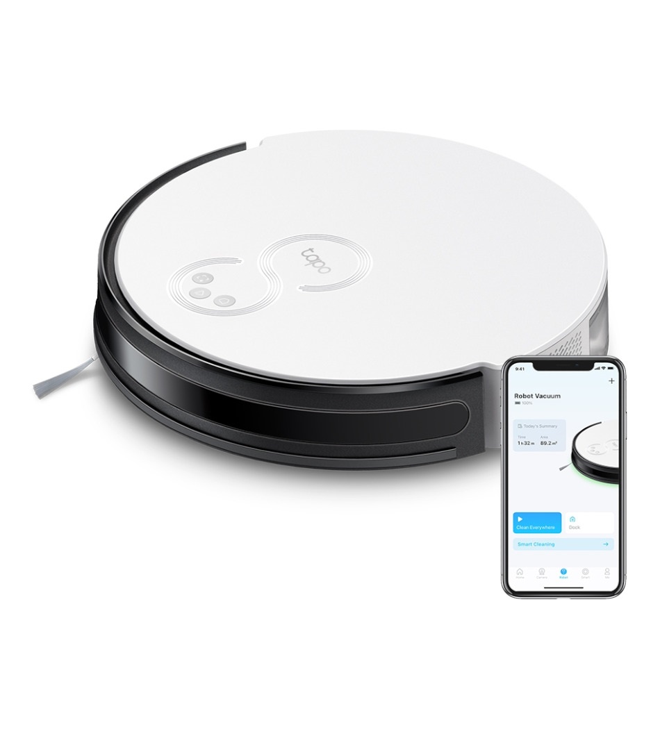 Foto do Produto TP-LINK ASPIRADOR ROBÓTICO TAPO RV10 LITE VACUUM 25W 16.8W