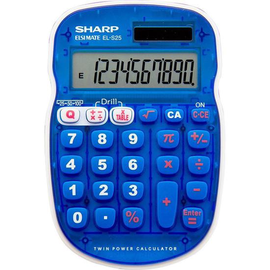 Foto do Produto Calculadora Sharp EL-S25B-BL
