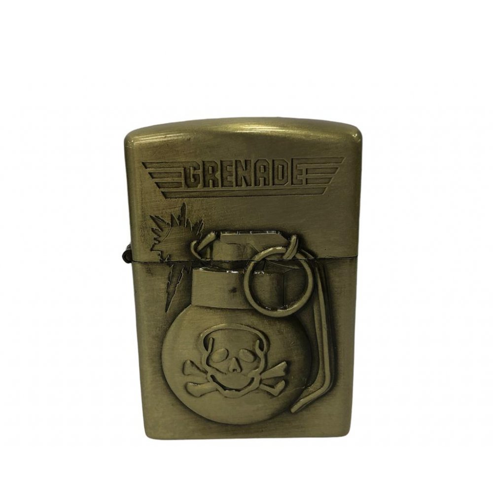 Foto do Produto ISQUEIRO TIPO ZIPPO GRANADA PELIGRO GRENADE