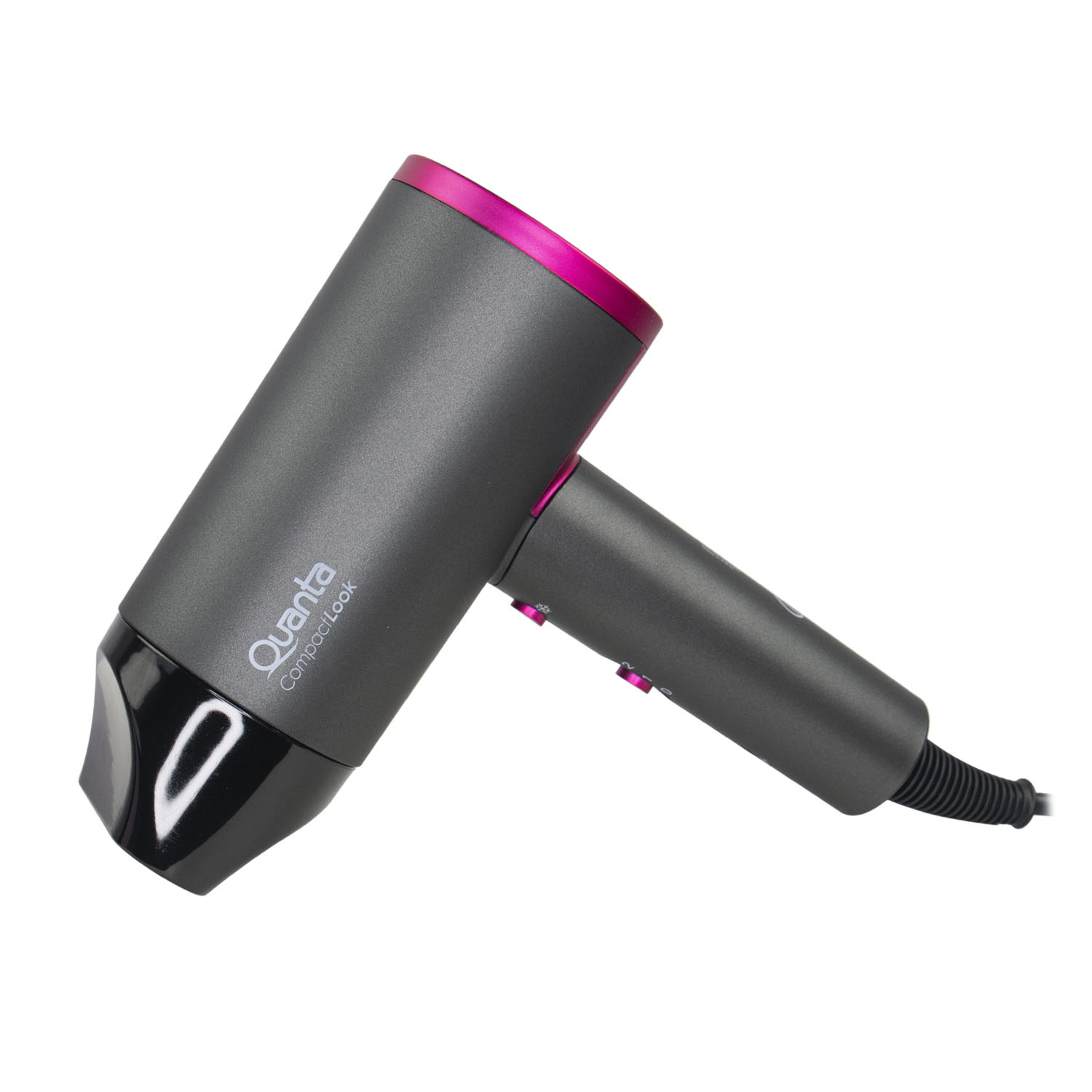 Foto do Produto Secador de Cabelo Quanta QTSCP20 - 2000W - Bivolt - Cinza/Rosa