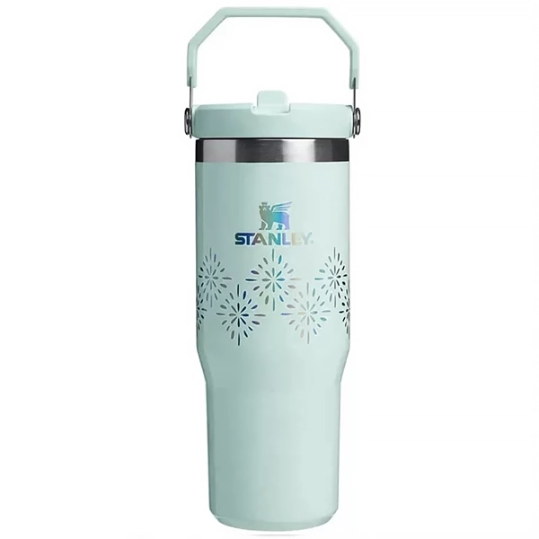 Foto do Produto Garrafa Térmico Stanley Classic IceFlow Flip Straw Tumbler de 887 ml - Seaglass Gloss (S/ Caixa)