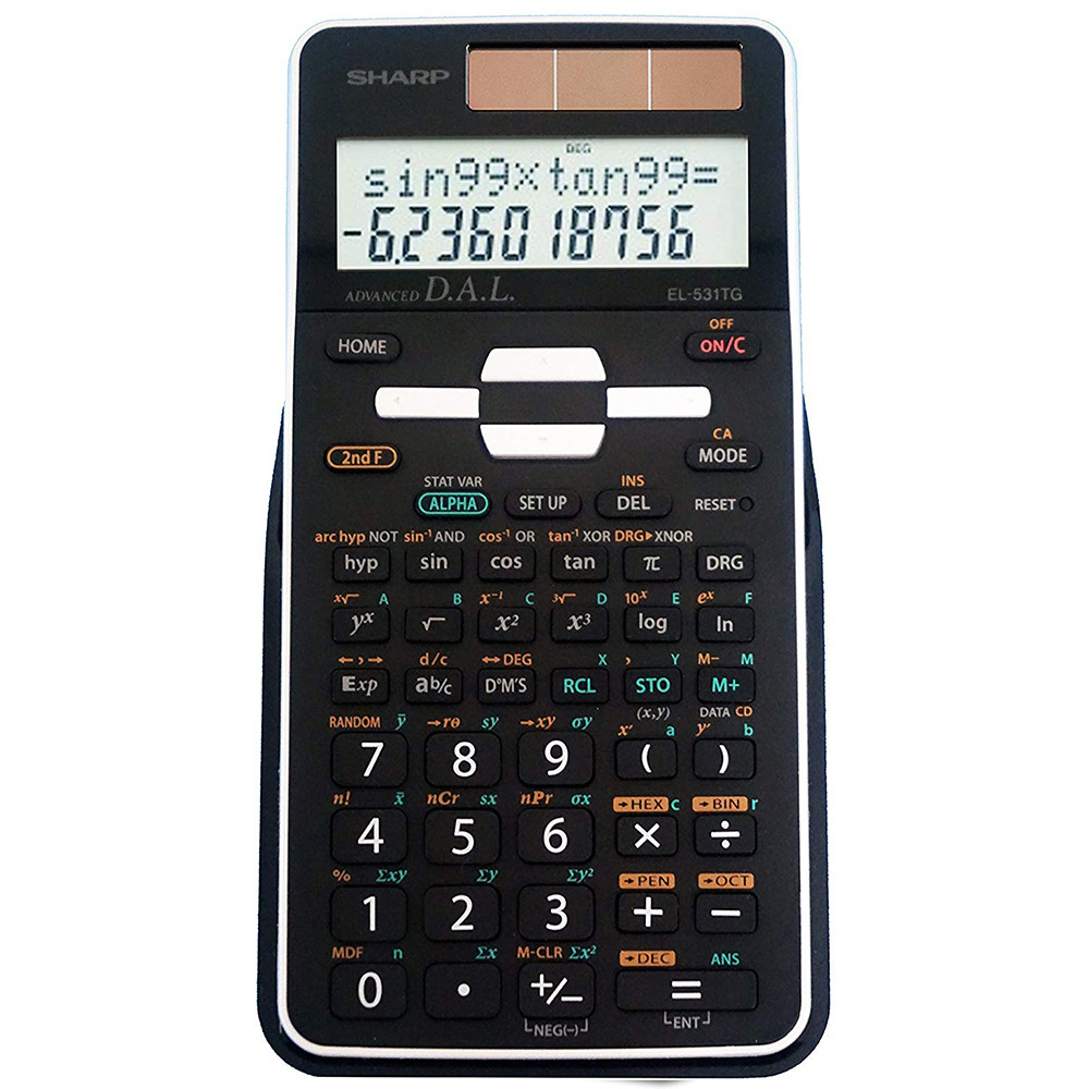 Foto do Produto Calculadora Sharp Científica 12-digit EL-EL-531TGBBW