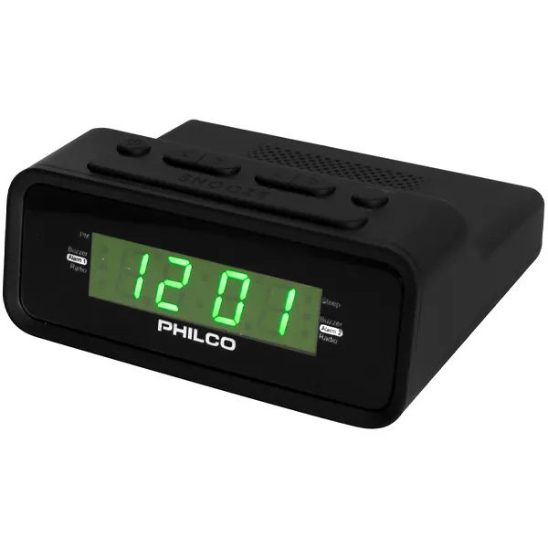 Foto do Produto Rádio Relógio Philco PAR1006-GR com FM Bivolt - Preto