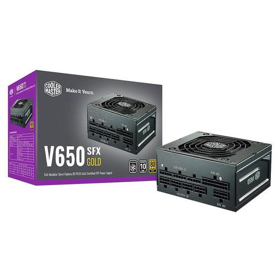 Foto do Produto Fonte Cooler Master V650 SFX Gold 80 Plus Gold 650W