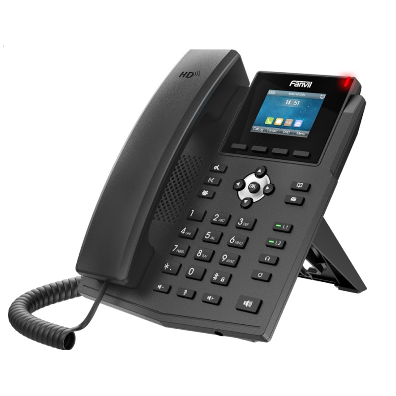 Foto do Produto FANVIL TELEFONE X3S PRO IP 4 LINHAS SIP 5*CONFERENCIA EHS