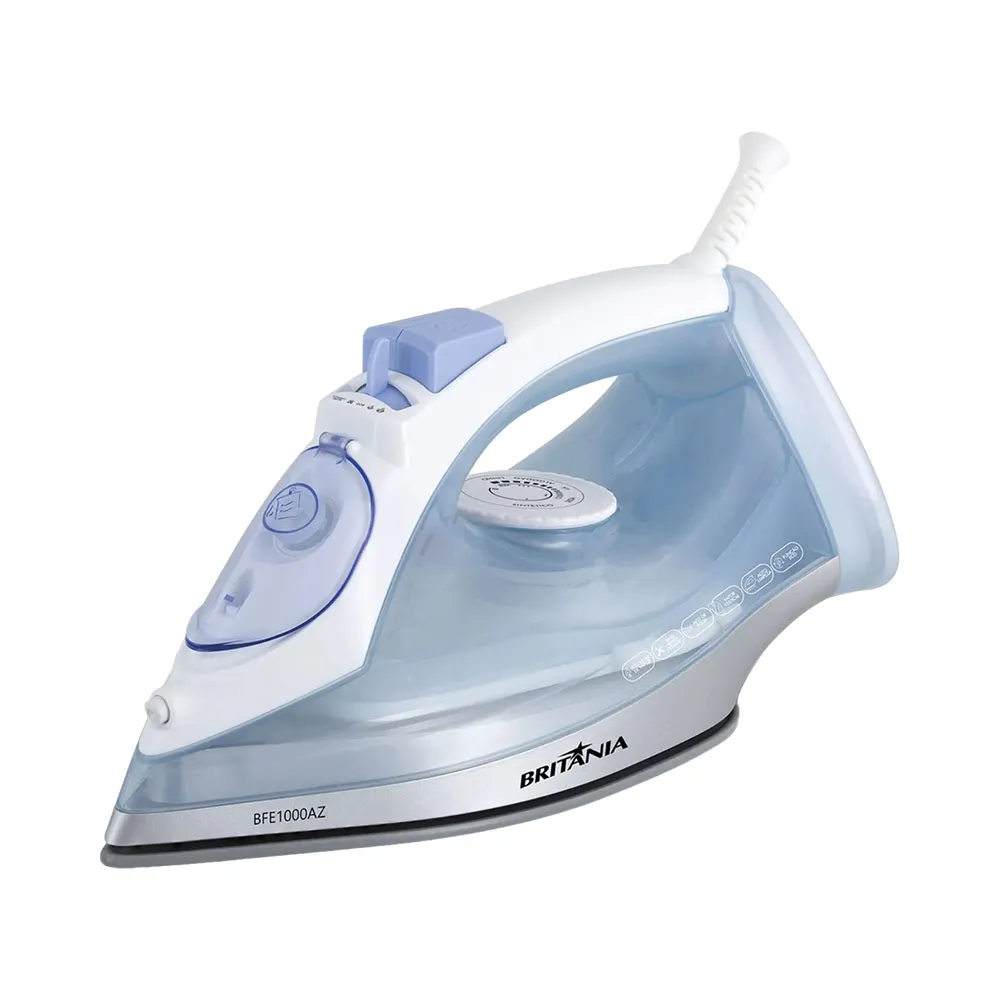 Foto do Produto BRITANIA PLANCHA A VAPOR BFE1000AZ 430ML/2NIV/1200W 110V/60HZ CELESTE